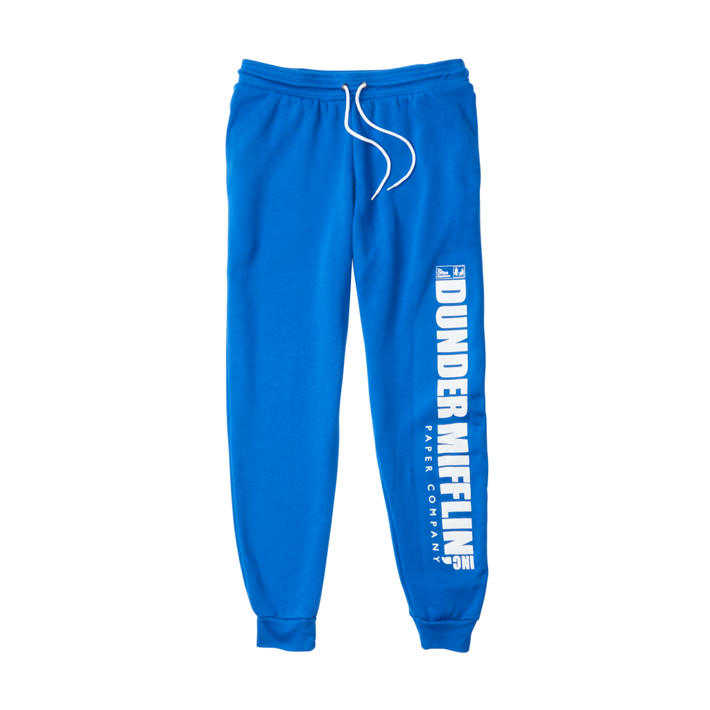 The Office Experience Dunder Mifflin Sweatpants Royal Blue