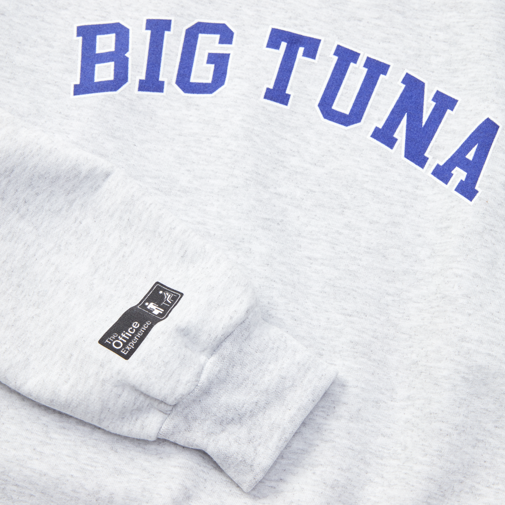 The Office Experience Big Tuna Collegiate Sweatshirt Grey
