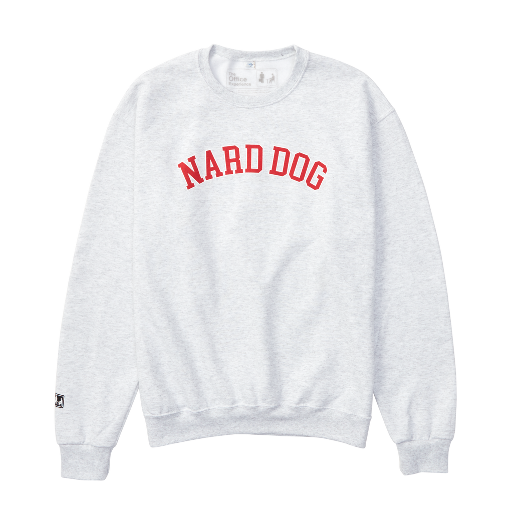 The Office Experience Nard Dog Collegiate Sweatshirt Grey