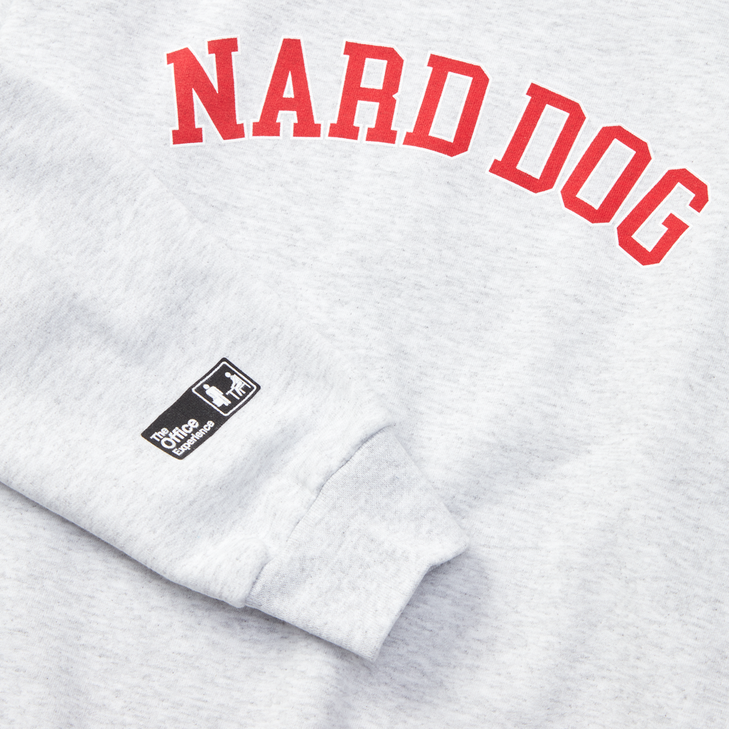 The Office Experience Nard Dog Collegiate Sweatshirt Grey