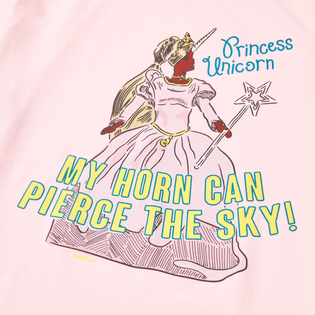 The Office Experience Princess Unicorn Shirt Pink  