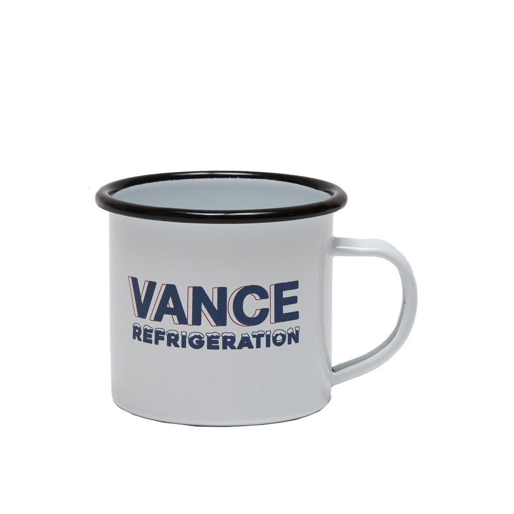 The Office Experience Vance Refrigeration Enamel Mug